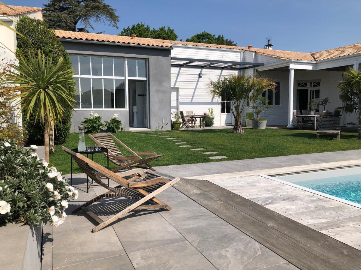 Maison M, Chambre Privee Acces Jardin Piscine Et Jacuzzi Pres De La Rochelle La Rochelle  Esterno foto