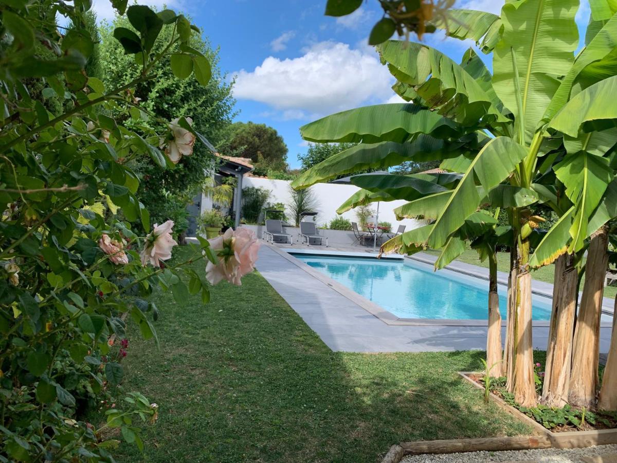 Maison M, Chambre Privee Acces Jardin Piscine Et Jacuzzi Pres De La Rochelle La Rochelle  Esterno foto